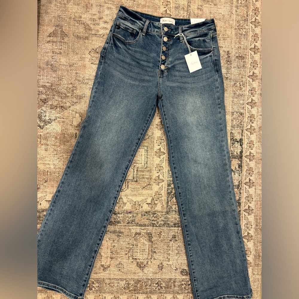 KanCan Medium Wash High Rise Flare Jeans